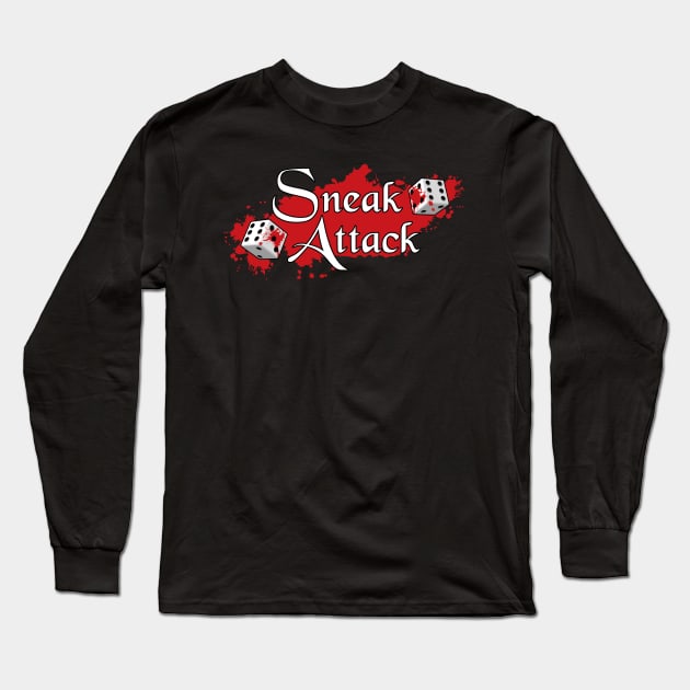 Sneak Attack Long Sleeve T-Shirt by NashSketches